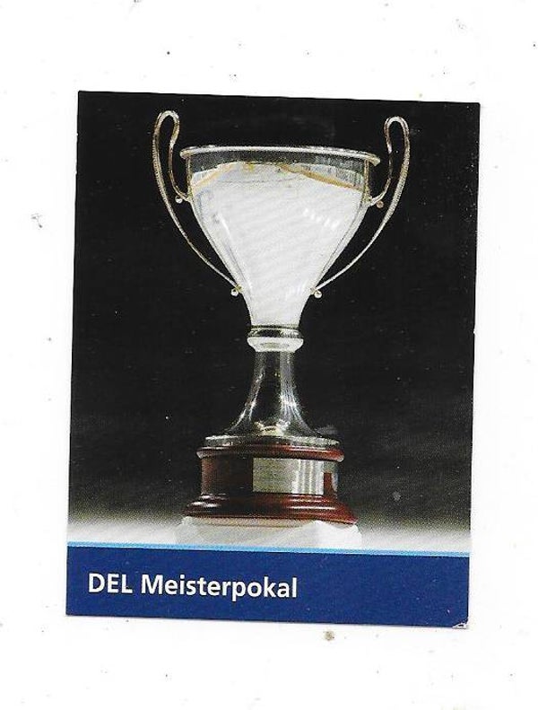 2009-10 German Eisbären Berlin Teamissued Ice Hockey Card # DEL Meisterpokal