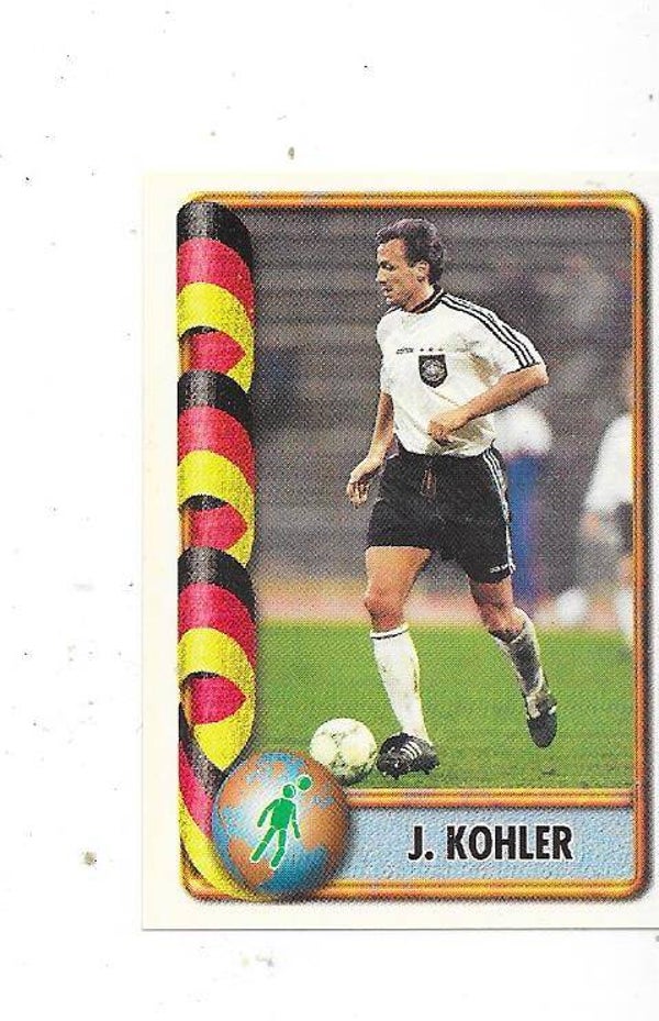 1998 Navarrete FIFA France 98 World Cup Sticker #16 Jürgen Kohler , Germany