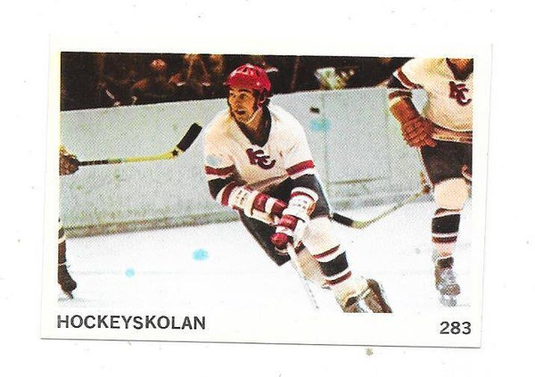 1974-75 Swedish Williams Ice Hockey Sticker #283 Hockey Skolan , Krylia Sovetov , CCCP
