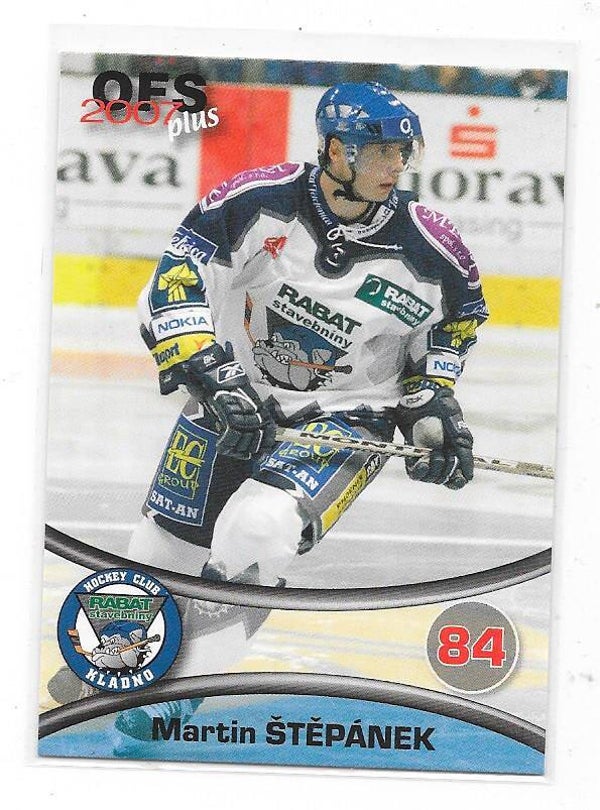 2006-07 Czech OFS Ice Hockey Card #257 Martin Stepanek , Rapad Kladno , HC Ambrì-Piotta