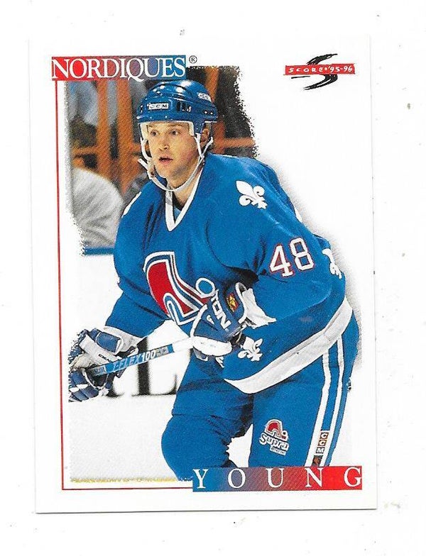 1995-96 Score #278 Scott Young , Quebec Nordiques