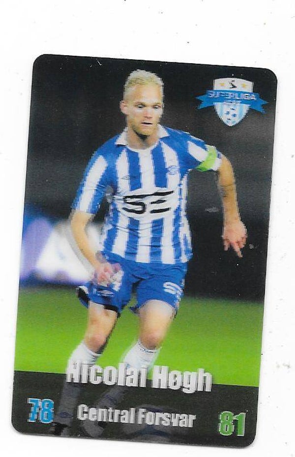 2012-13 Danish Superliga Kort Kulma Football Card  # Nicolai Høgh , Esbjerg fB