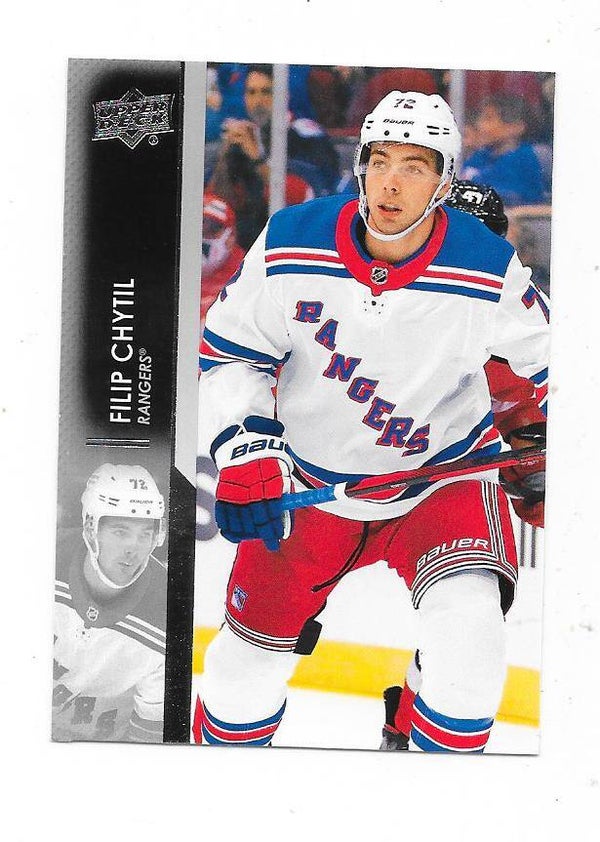2021-22 Upper Deck NHL Ice Hockey Card #368 Filip Chytil , New York Rangers