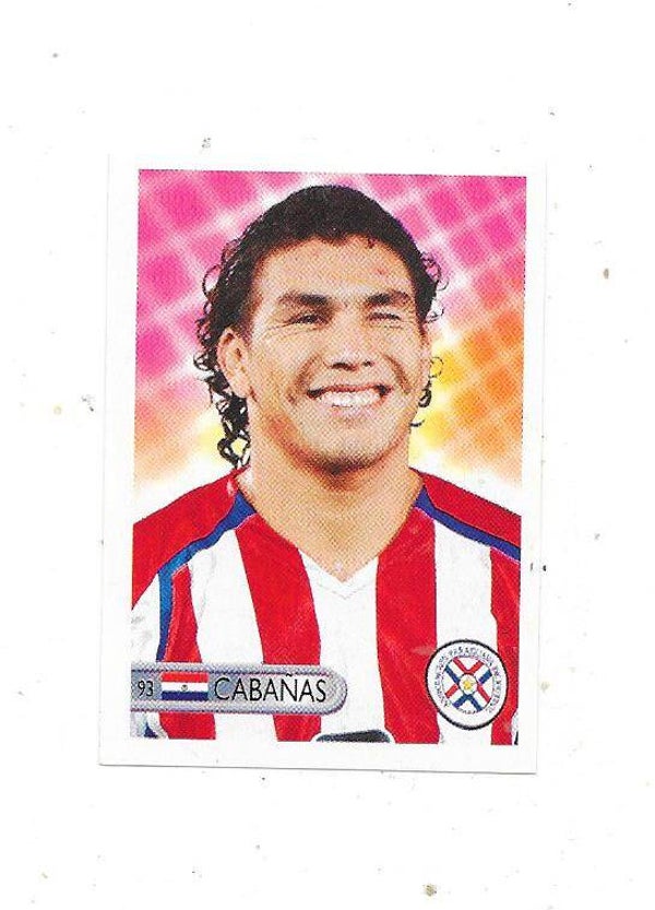 2006 Mundocrom FIFA World Cup Football Sticker #93 Salvador Cabanas , Paraguay