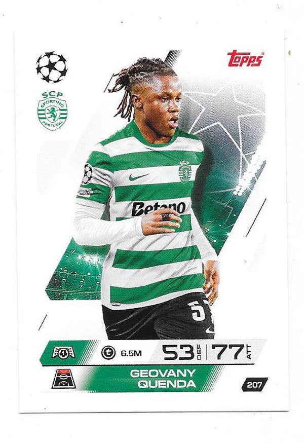 2025-26 Topps Match Attax Champions League #207 Geovany Quenda , Sporting CP