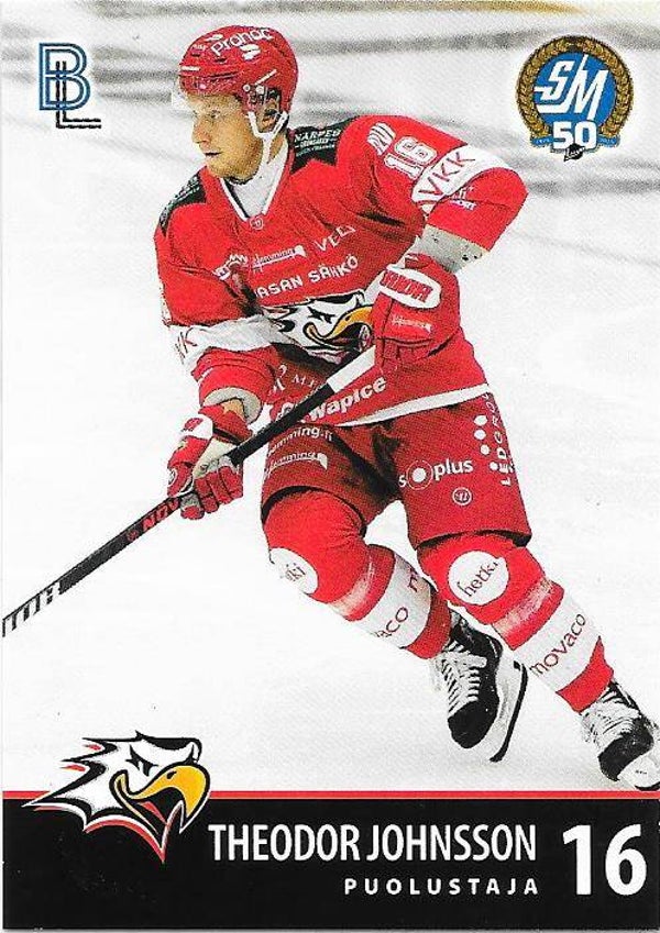 2024-25 Finnish Blueline TeamIssued Vaasa Sport 2 Theodor Johnsson  Växjö Lakers