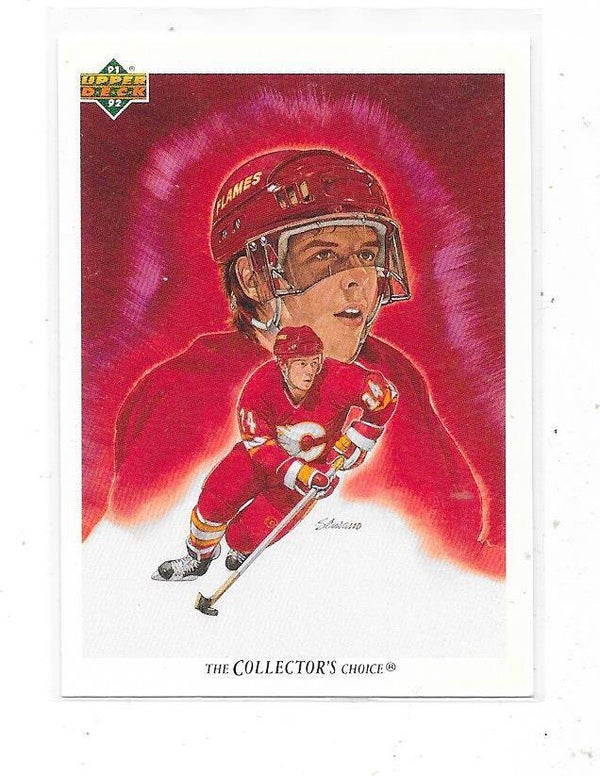 1991-92 Upper Deck #80 Theoren Fleury , Calgary Flames