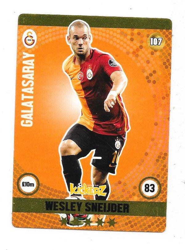 2016-17 Swedish Kickerz Goldstar # Wesley Snejder Galatasaray , Netherlands