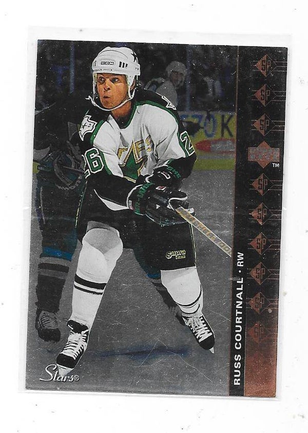 1994-95 Upper Deck SP Inserts NHL Ice Hockey Card #SP19 Russ Courtnall , Dallas Stars