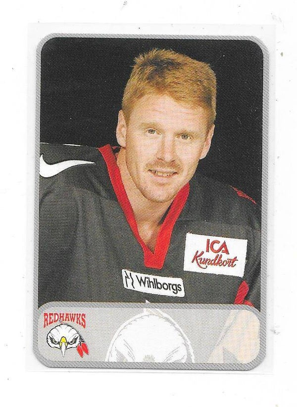 1998-99 Swedish Malmö Redhawks Teamissued #13 Marcus Thuresson , DEG Metro Stars