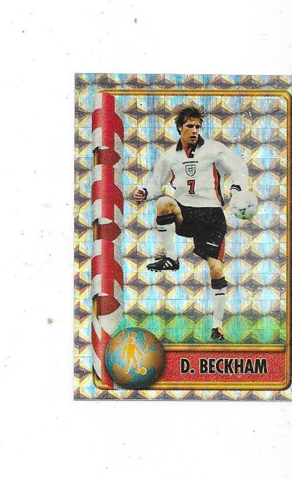 1998 Navarrete FIFA WC France 98 Sticker FOIL #308 David Beckham , England