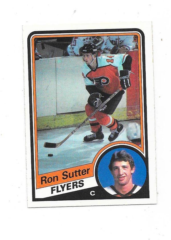 1984-85 OPC  NHL Ice Hockey Card #170 Ron Sutter , Philadelphia Flyers RC
