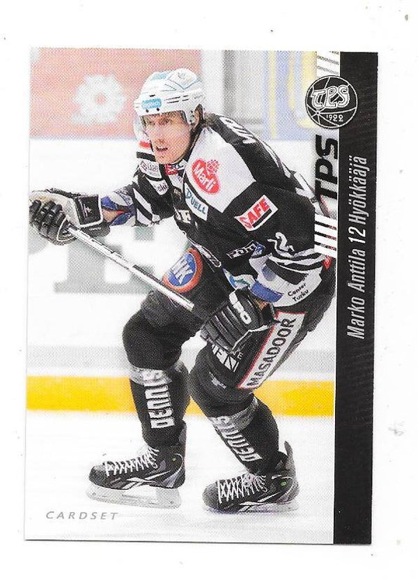 2012-13 Finnish Cardset #156 Marko Anttila TPS , Örebro HK