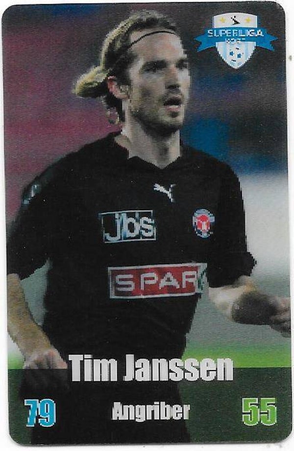2012-13 Danish Kulma Superliga Kort Football card # Tim Janssen , FC Midtjylland
