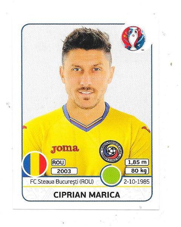 2016 Panini UEFA EURO Sticker #68 Ciprian Marica , Romania