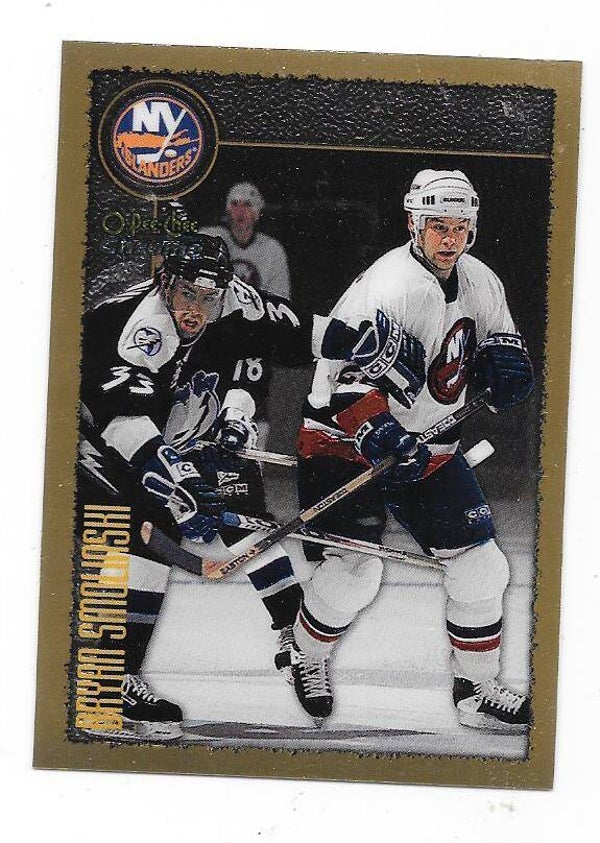 1998-99 OPC Chrome NHL Ice Hockey card #38 Bryan Smolinski , New York Islanders