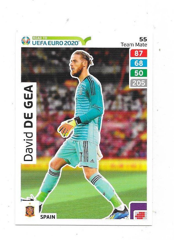 2020 Panini Adrenalyn XL Road to UEFA EURO 2020 #55 David De Gea , Spain