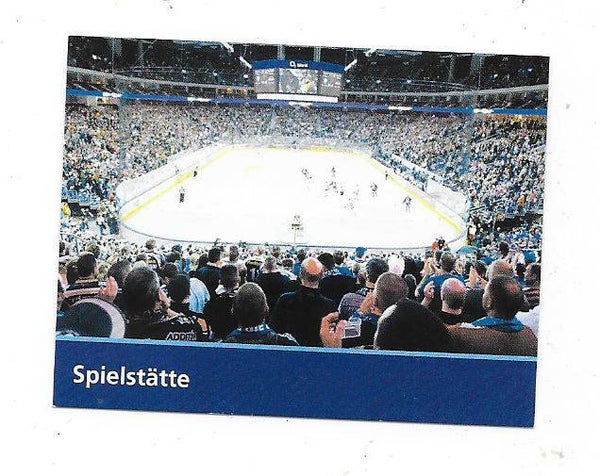2009-10 German Eisbären Berlin Teamissued Ice Hockey Card # Spielstätte