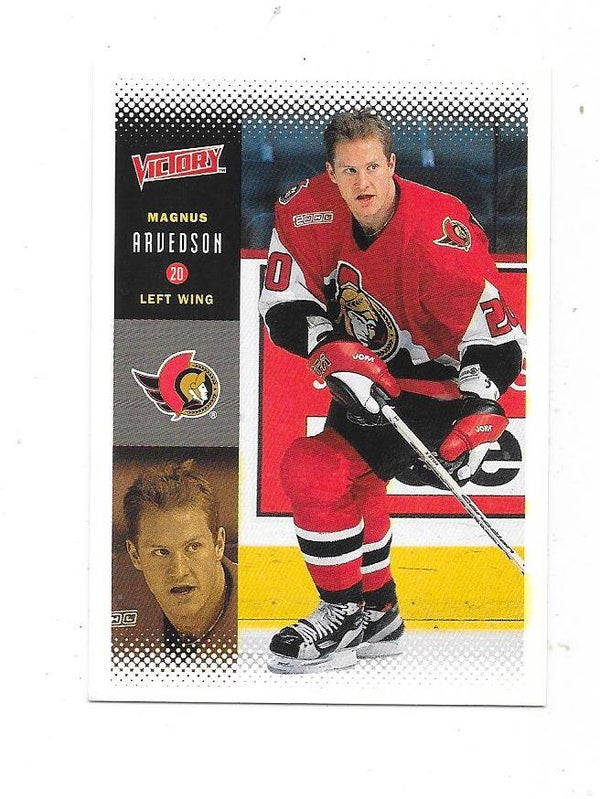 1999-00 Upper Deck Victory #164 Magnus Arvedsson, Ottawa Senators