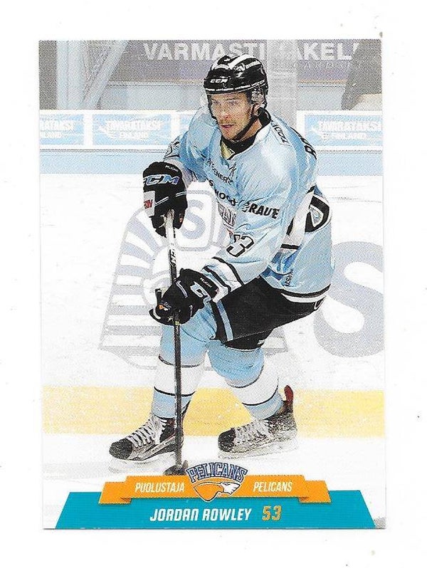 2017-18  Finnish Cardset #291 Jordan Rowley  Pelicans , Univ. of Alberta