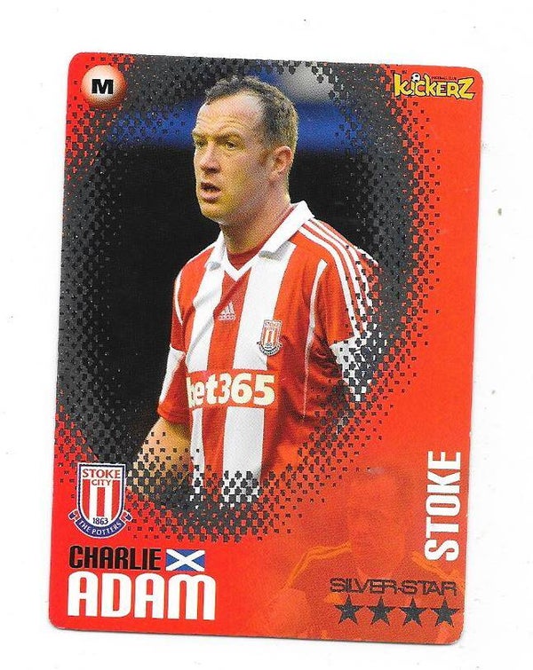 2013-14 Swedish Kickerz Silverstar # Charlie Adam , Stoke City & Scotland