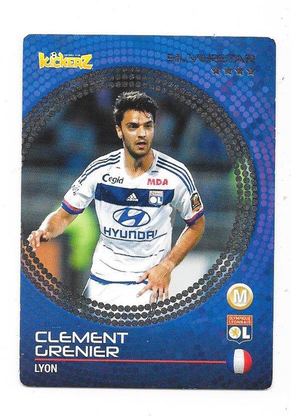 2014-15 Swedish Kickerz Silverstar # Clement Grenier Olympique Lyon , France