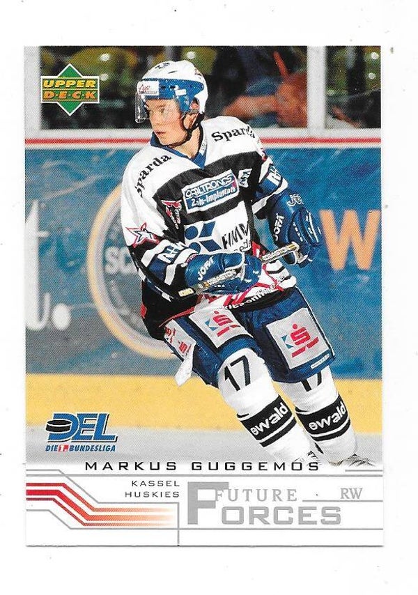 2001-02 German Upper Deck Future Forces Ice Hockey Card #254 Markus Guggemos , Kassel Huskies