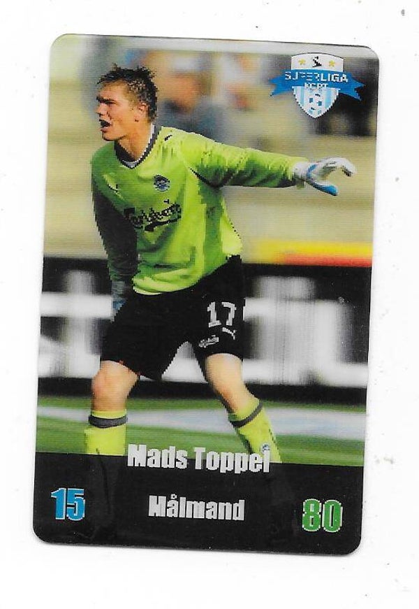 2012-13 Danish Superliga Kort Kulma Football Card  # Mads Toppel ,  Odense Boldklub