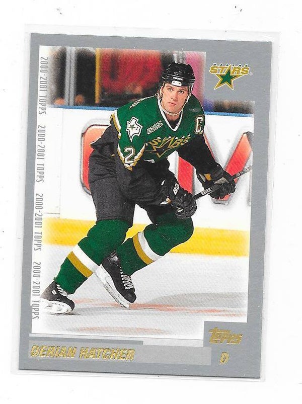2000-01 Topps NHL Ice Hockey Card #87 Derian Hatcher , Dallas Stars