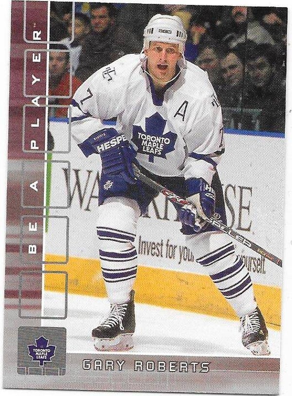2001-02 BAP Memorabilia #175 Gary Roberts , Toronto Maple Leafs