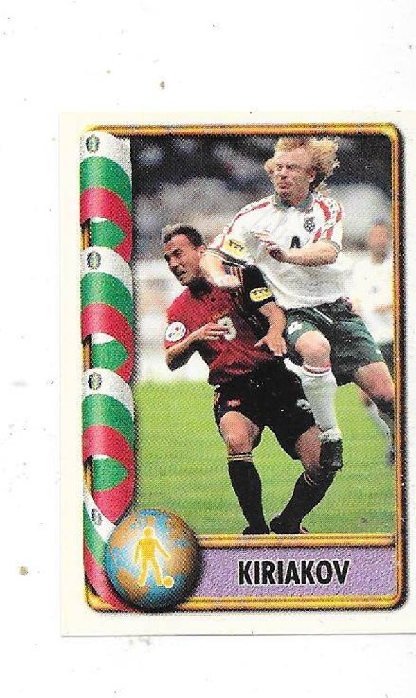 1998 Navarrete France 98 World Cup Football Sticker #114 Iliyan Kiryakov , Bulgaria