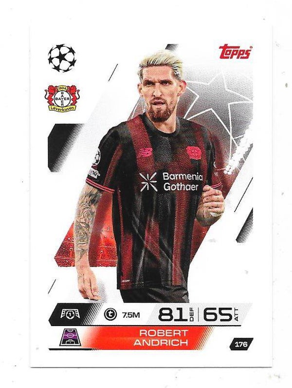 2025-26 Topps Match Attax Champions League #176 Robert Andrich , Bayer Levekusen, Germany