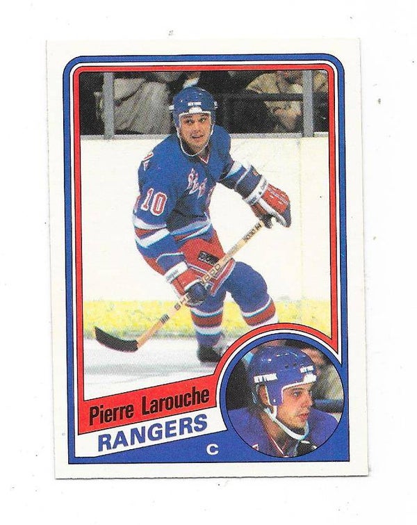 1984-85 OPC  NHL Ice Hockey Card #145 Pierre Larouche , New York Rangers