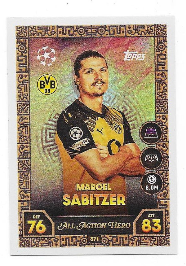 2025-26 Topps Match Attax Champions League All Attack Hero #371 Marcel Sabitzer , Borussia Dortmund , Germany