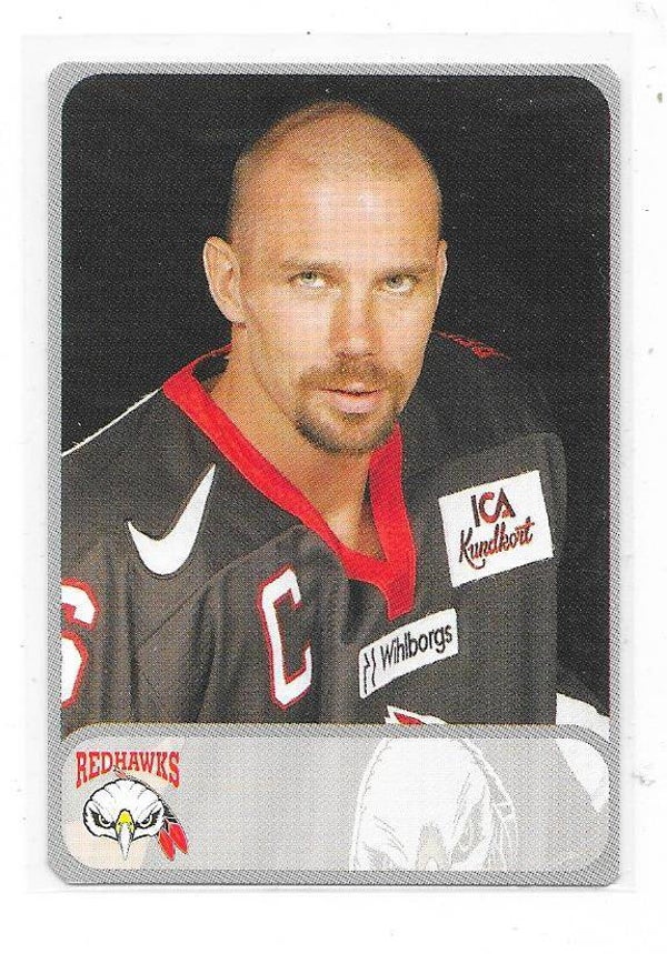 1998-99 Swedish Malmö Redhawks Teamissued #66 Mats Lusth   Grasshopper Club Zürich