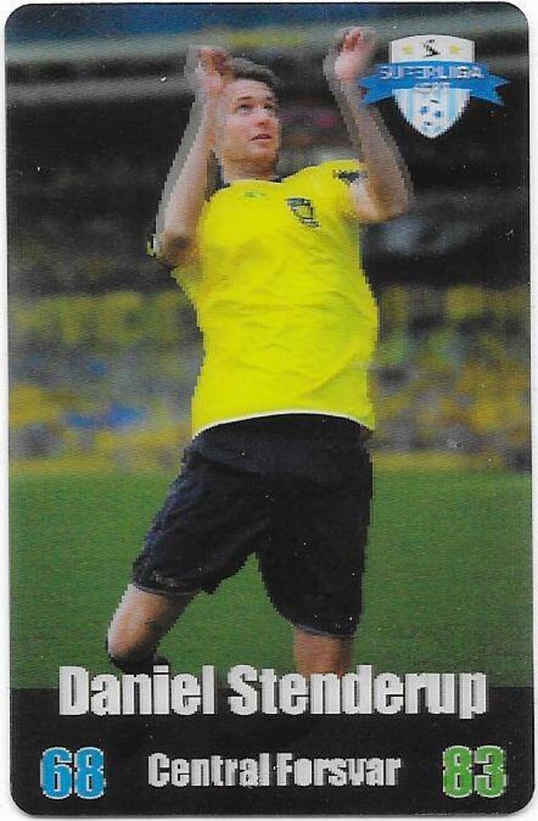 2012-13 Danish Kulma Superliga Kort Football card # Daniel Stenderup , Brøndby IF
