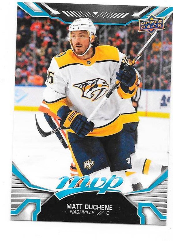 2022-23 Upper Deck MVP NHL Ice Hockey Cards #168 Matt Duchene , Nashville Predators