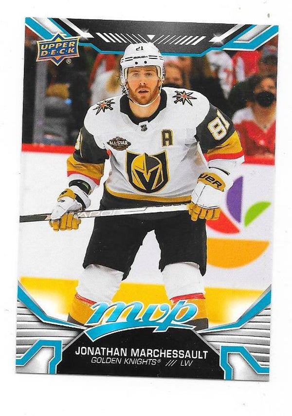 2022-23 Upper Deck MVP NHL Ice Hockey Cards #55 Jonathan Marchessault , Vegas Golden Knights