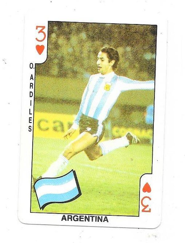 1986 Dandy Football World Cup 86 #H3 Ossie Ardiles , Argentina