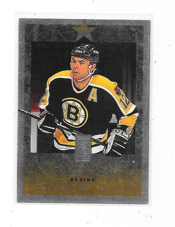 1995-96 Donruss Elite NHL Ice Hockey Card #80 Adam Oates , Boston Bruins
