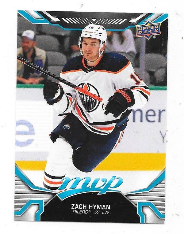 2022-23 Upper Deck MVP NHL Ice Hockey Cards #107 Zach Hyman , Edmonton Oilers