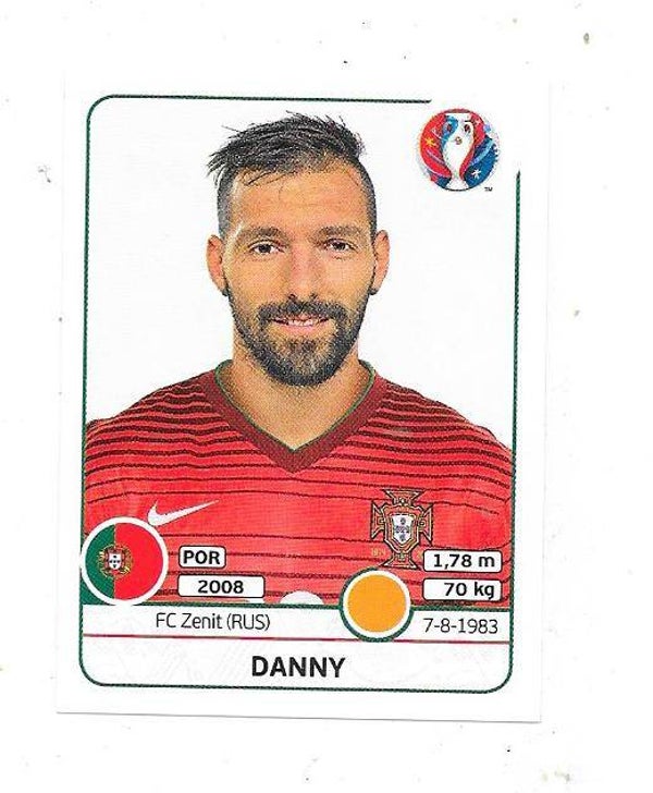 2016 Panini UEFA EURO Sticker #592 DANNY , Portugal