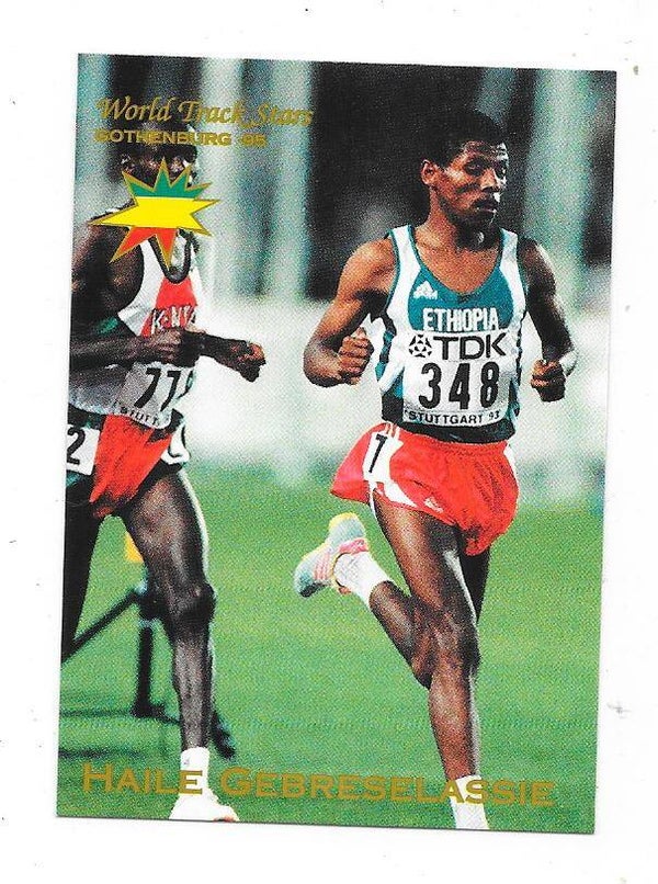 1995 Swedish Gothenburg World Track Stars #15 Haile Gebreselassie , Ethiopia