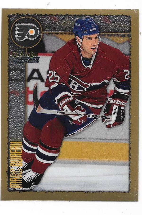 1998-99 OPC Chrome NHL Ice Hockey card #140 Marc Bureau , Montreal Canadiens
