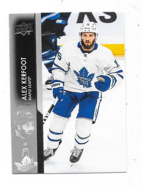 2021-22 Upper Deck NHL Ice Hockey Card #169 Alex Kerfoot , Toronto Maple Leafs