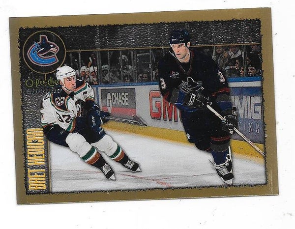 1998-99 OPC Chrome NHL Card #81 Bret Hedican , Vancouver Canucks