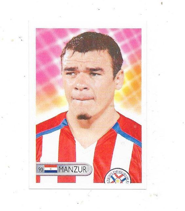 2006 Mundocrom FIFA World Cup Football Sticker #90 Julio Manzur , Paraguay