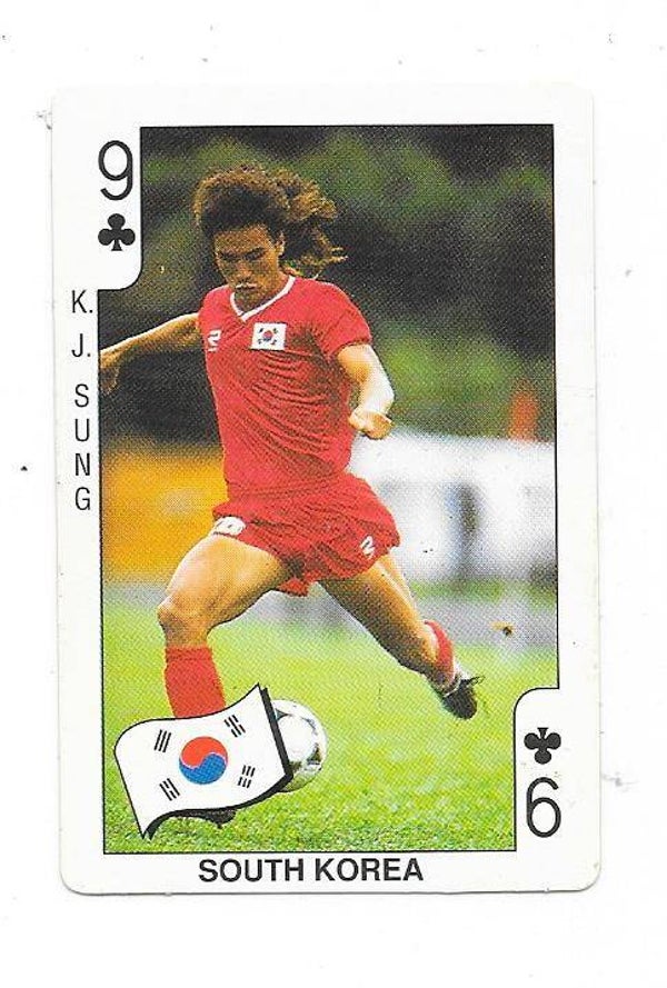1990 Dandy Football FIFA World Cup Italia 90 #C9 Kim Joo-Sung , South Korea , VfL Bochum  , Daewoo Royals