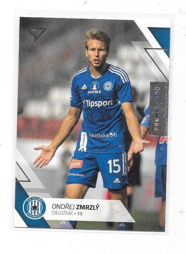 2022-23 Czechia SportZoo Football Card PROMO #99 Ondřej Zmrzlý , Sigma Olomouc