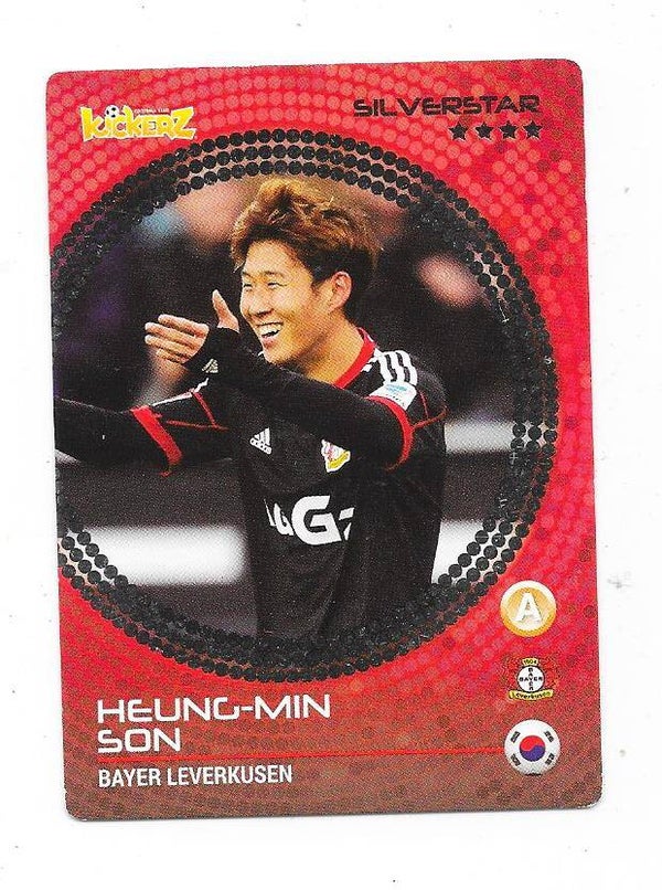 2013-14 Swedish Kickerz Silverstar # Heung-Min Son  Bayer Leverkusen , South Korea